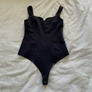 Abercrombie & Fitch Sweetheart Neckline Sleeveless Thong Bodysuit Size XS